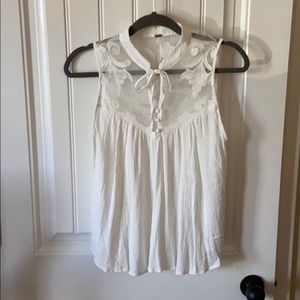 Free People White blouse